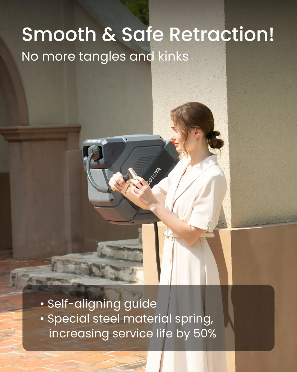 Retractable Garden Hose Reel