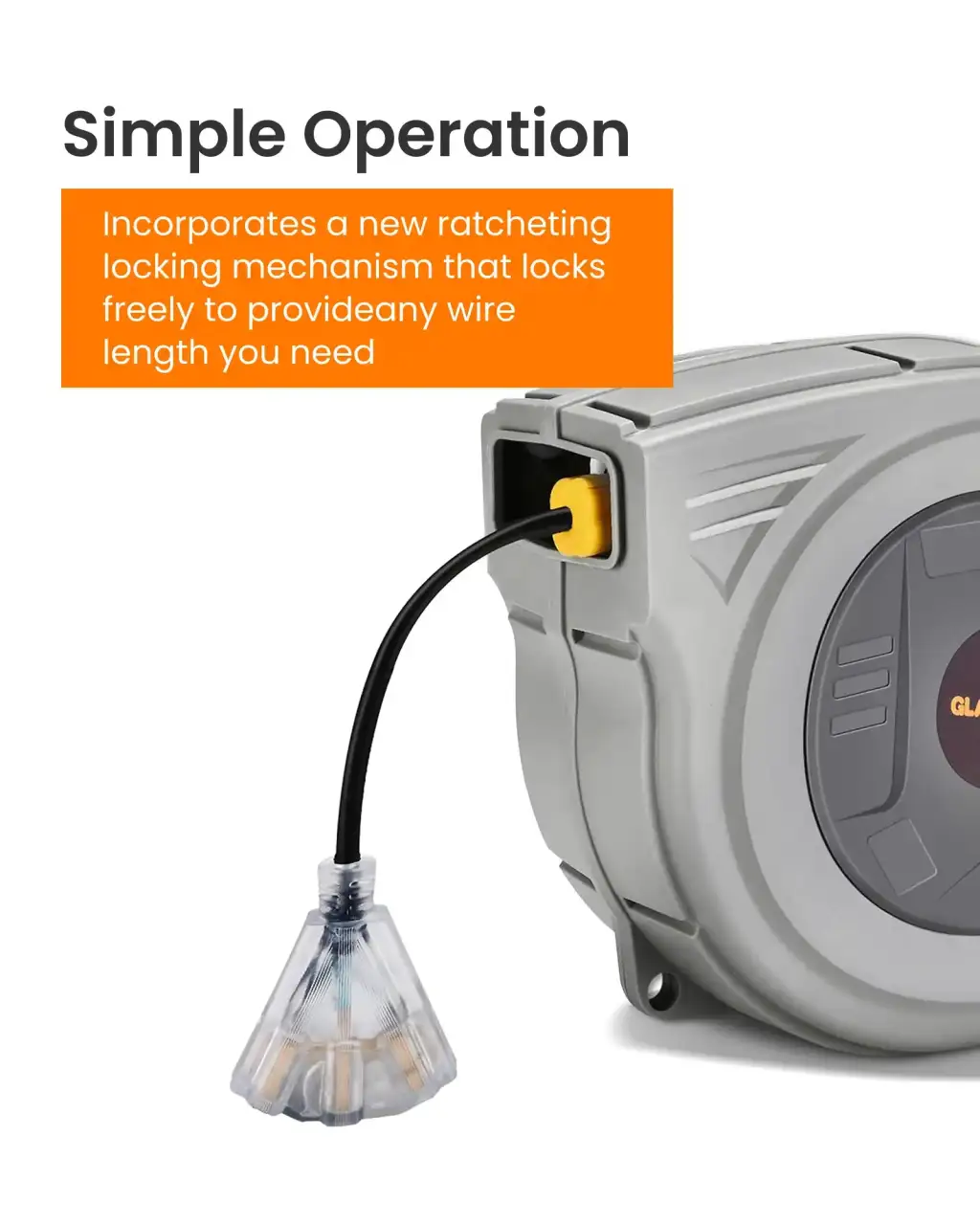 Retractable Extension Cord Reel
