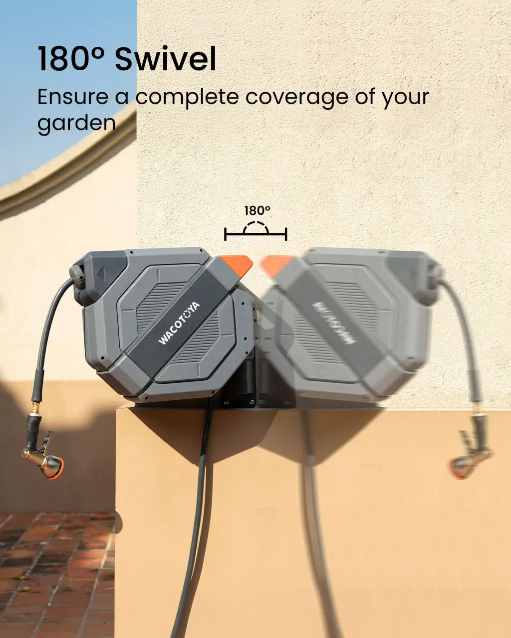 Retractable Garden Hose Reel