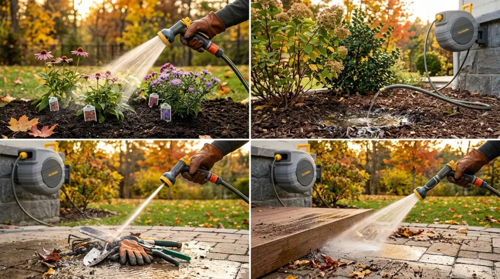Editorial image supporting Preparing Your Garden Watering Setup for Fall.