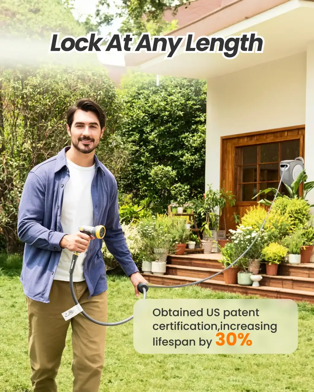 I Series Retractable Garden Hose Reel - Upgrade