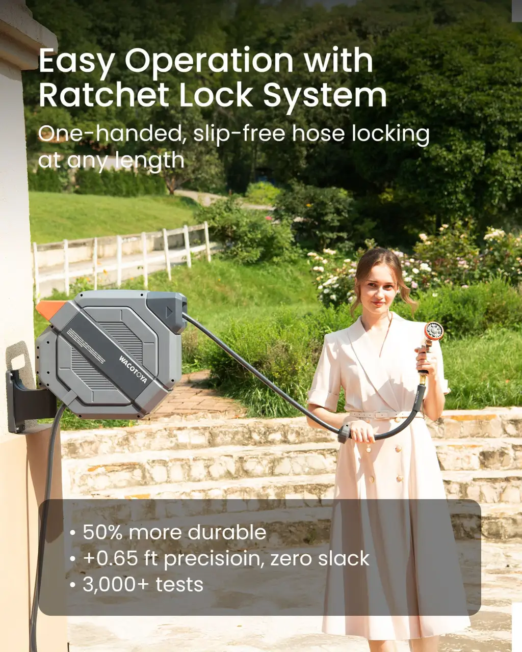 Retractable Garden Hose Reel