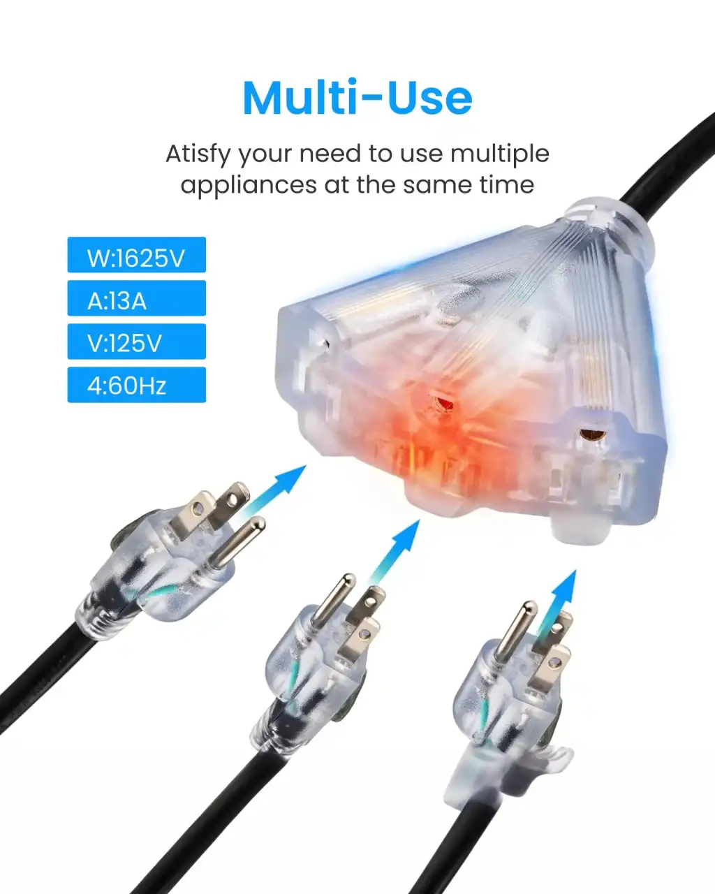 Retractable Extension Cord Reel