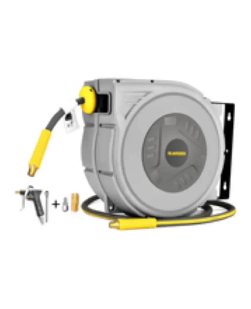Retractable Air Hose Reel with PP housing 3/8in, lightweight and durable air tool