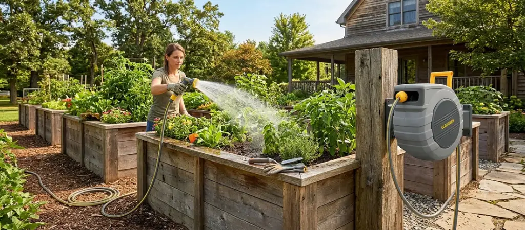 The Perfect Watering Companion for Raised Garden Beds