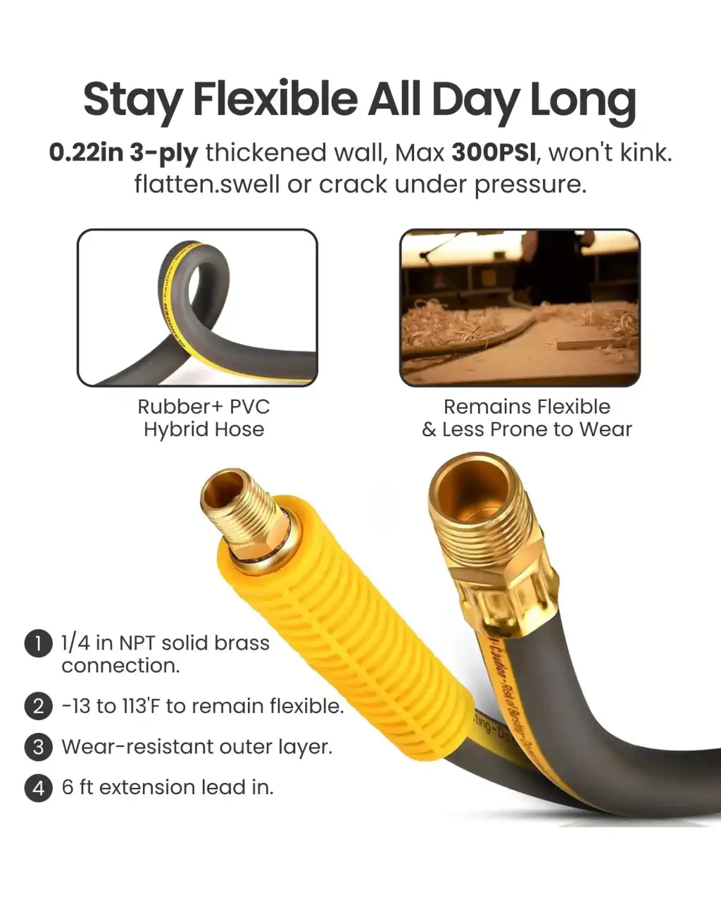 Retractable Air Hose Reel - PP Housing