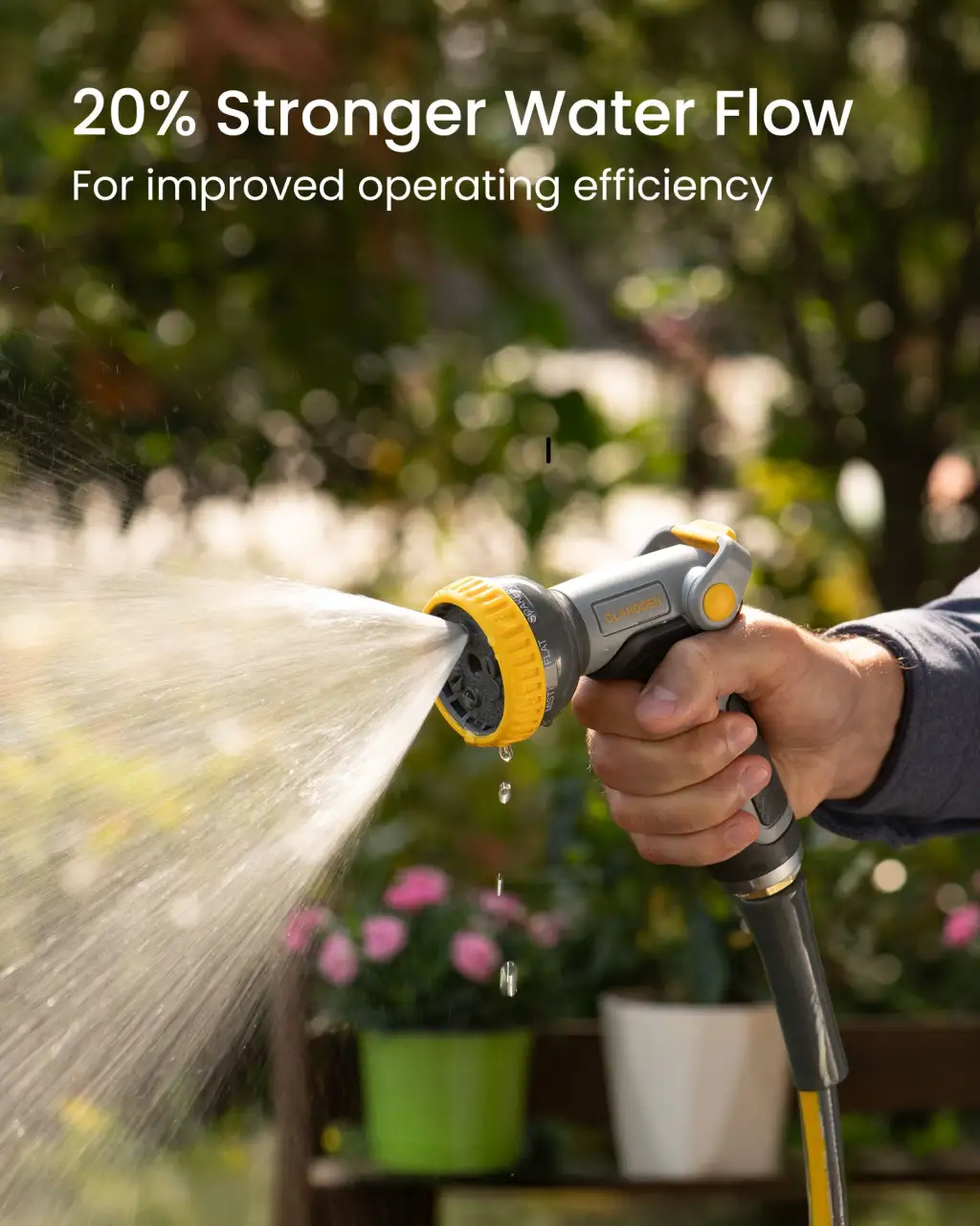 J Series Retractable Garden Hose Reel - Dark Gray