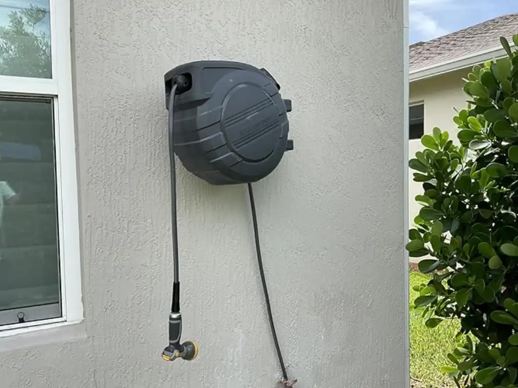 Editorial image supporting Planning a Wall-Mounted Hose Reel Installation.