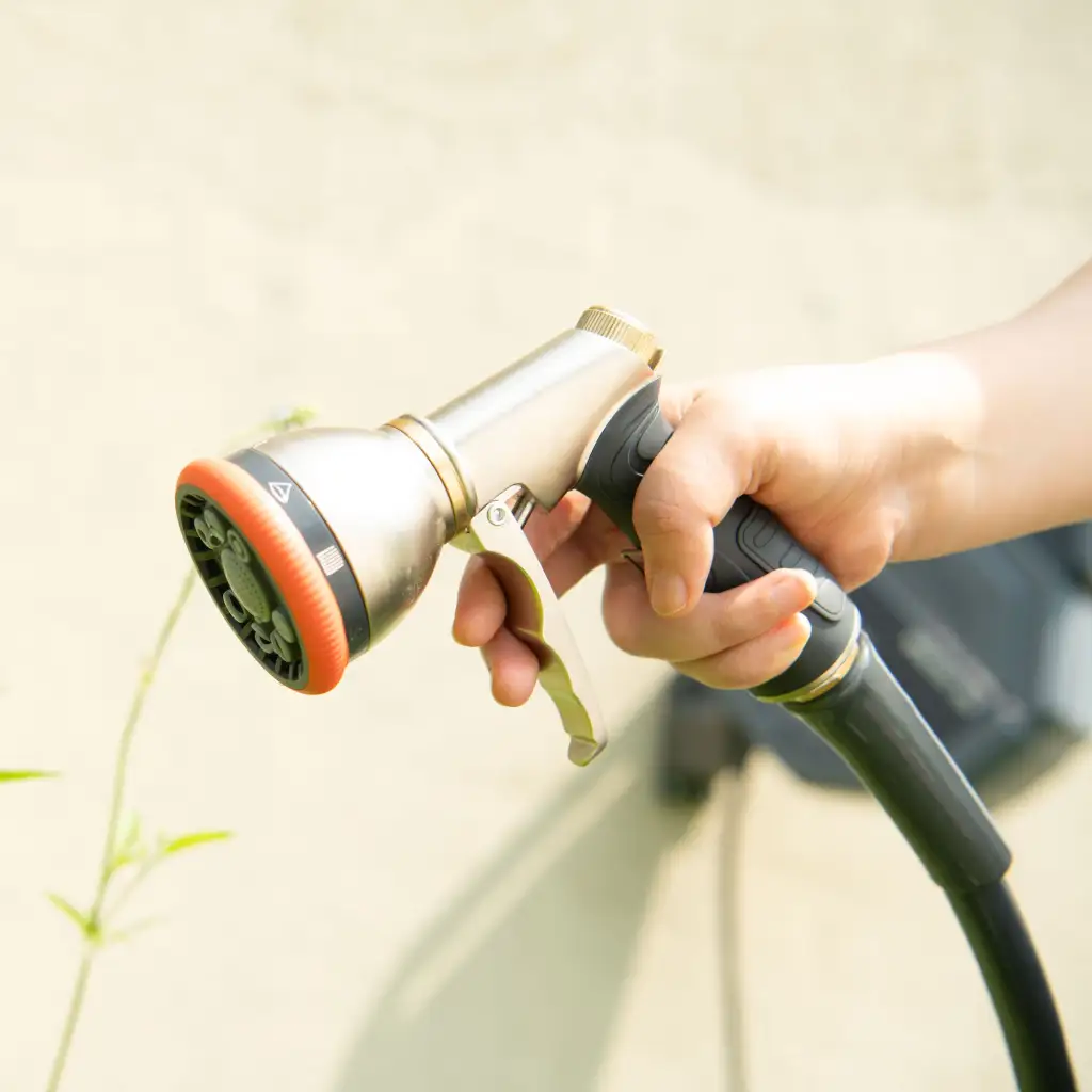 Aluminum Alloy Garden Hose Sprayer Nozzle