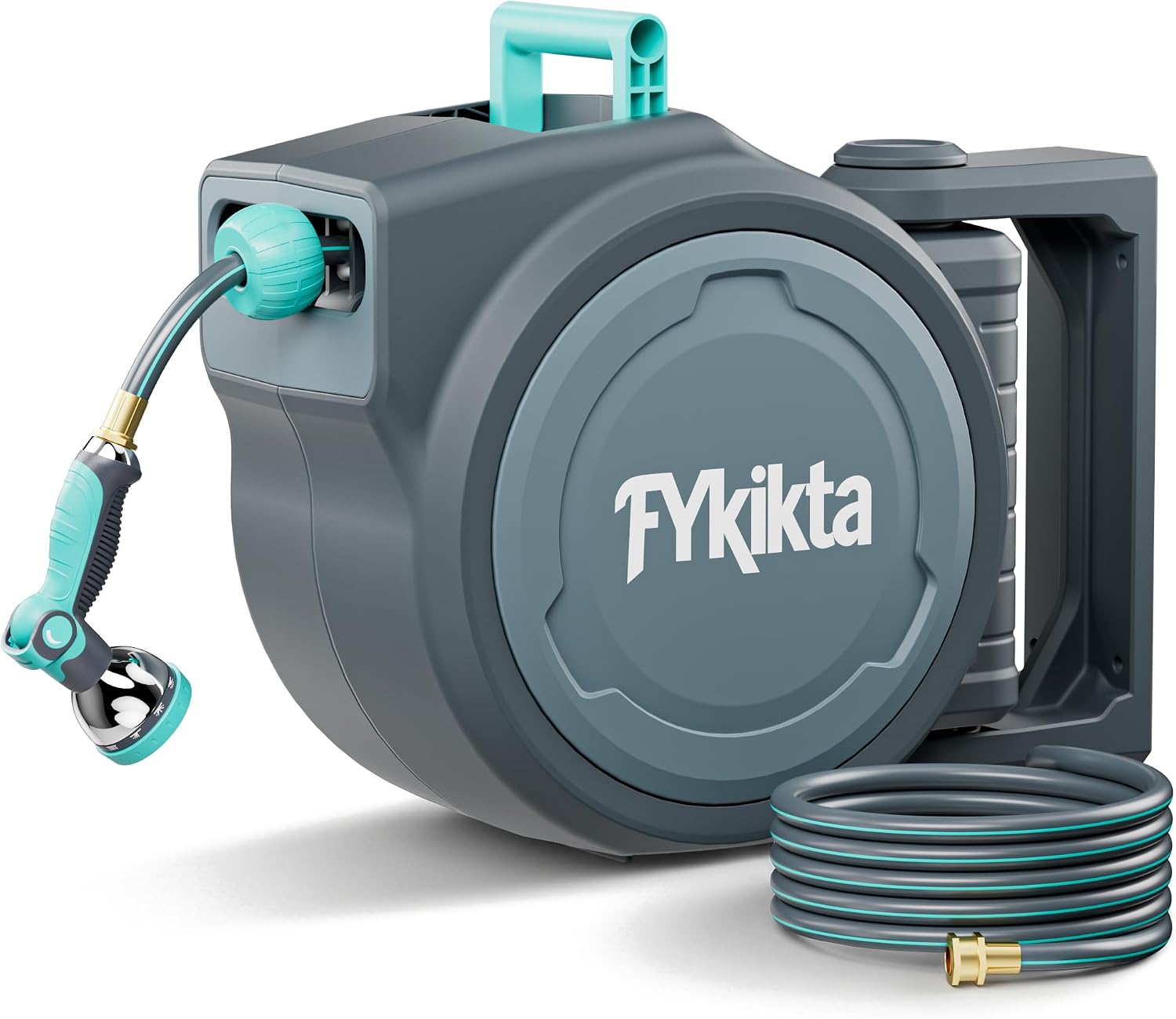 FYKIKTA 100 FT Retractable Garden Hose Reel — product image 1