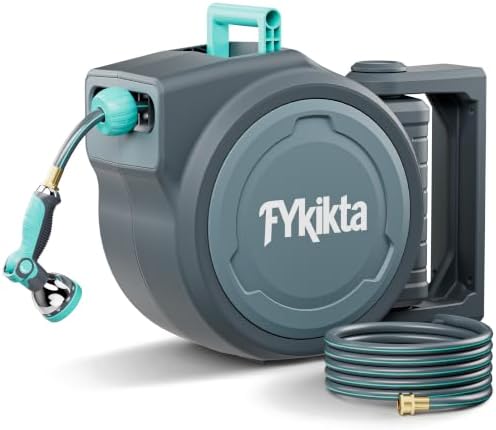 FYKIKTA 100 FT Retractable Garden Hose Reel — product image 2