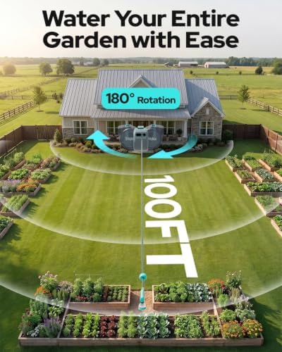FYKIKTA 100 FT Retractable Garden Hose Reel — product image 4