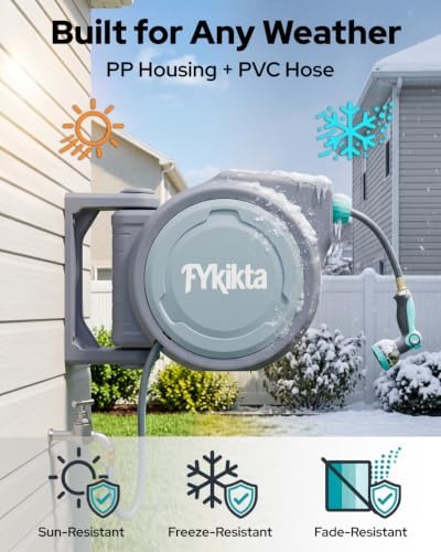 FYKIKTA 65 FT Retractable Garden Hose Reel — product image 7