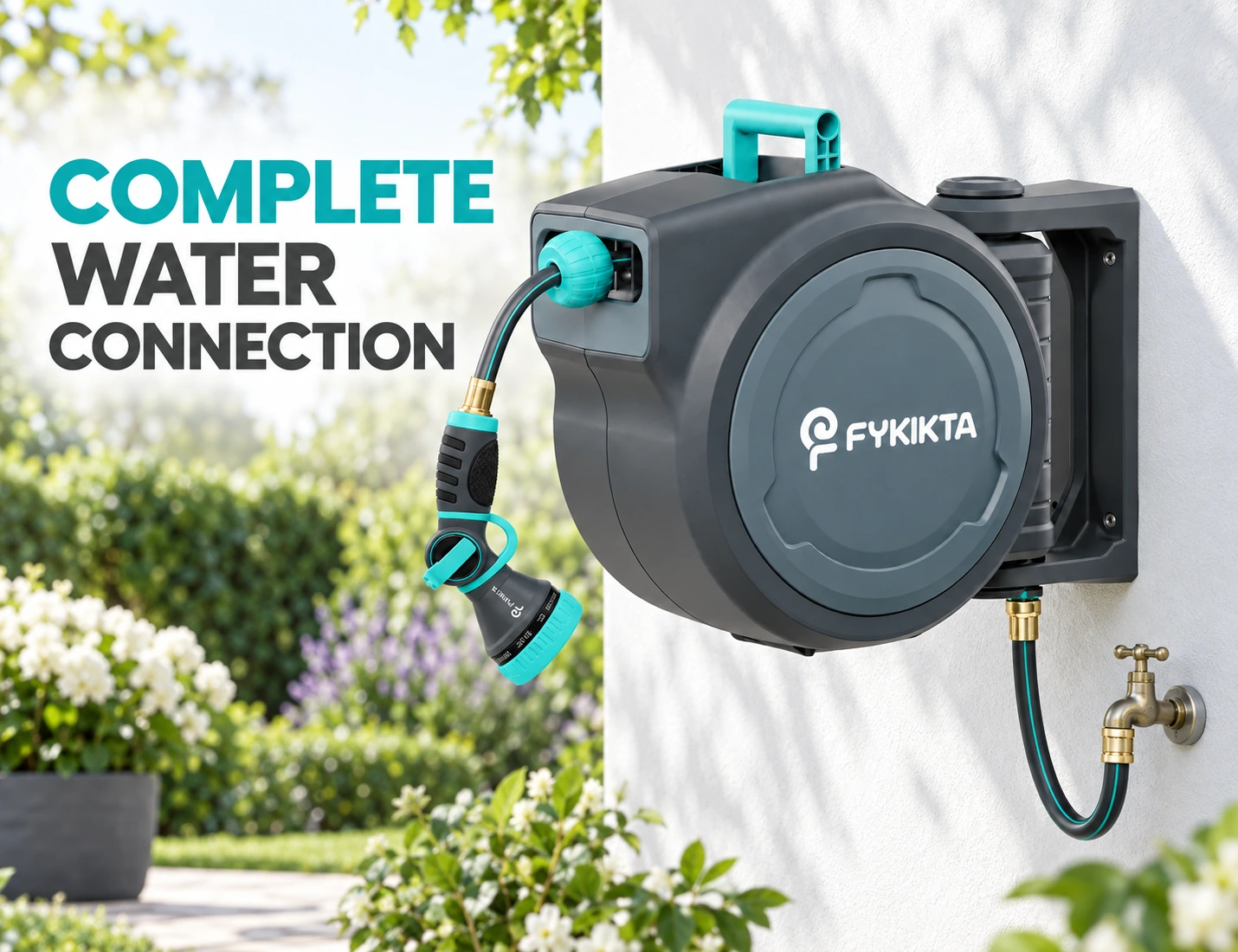 FYKIKTA FDWB complete faucet to reel to spray connection